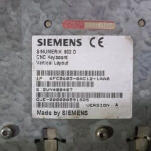 SINUMERIK 802D CNC Keyboard