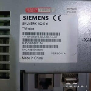 کنترل SINUMERIK 802D sl T/M value