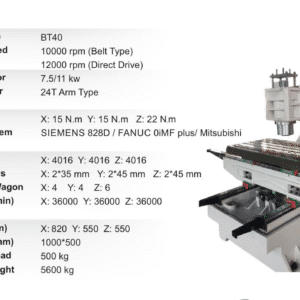 دستگاه فرز عمودی VMC-855L