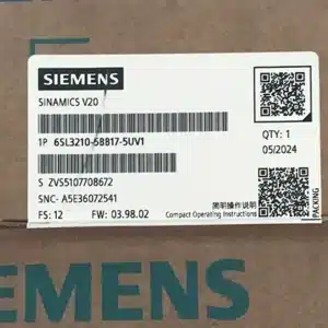 اینورتر زیمنس 0.75 کیلووات مدل 6SL3210-5BB17-5UV1 | Siemens SINAMICS V20