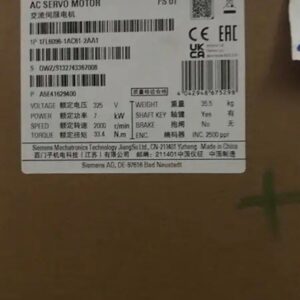 سروو موتور 1/75KW زیمنس بدون ترمز1FL6066-1AC61-2AA1