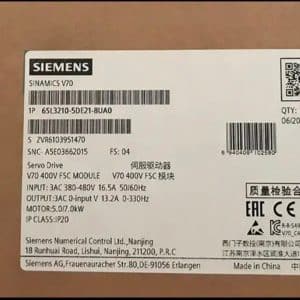 سروو درایو Siemens SINAMICS V70|کدفنی:6SL3210-5DE21-8UA0